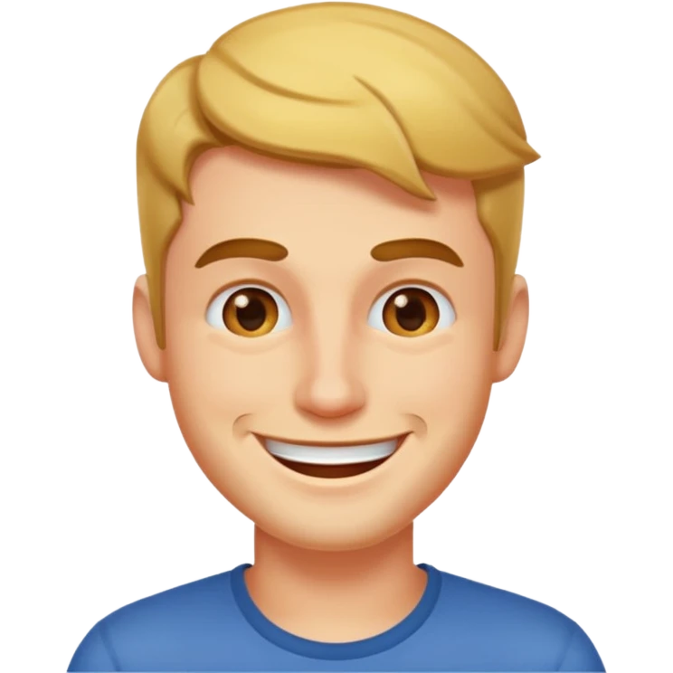 guy winking emoji