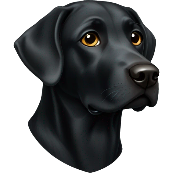 Black Labrador emoji