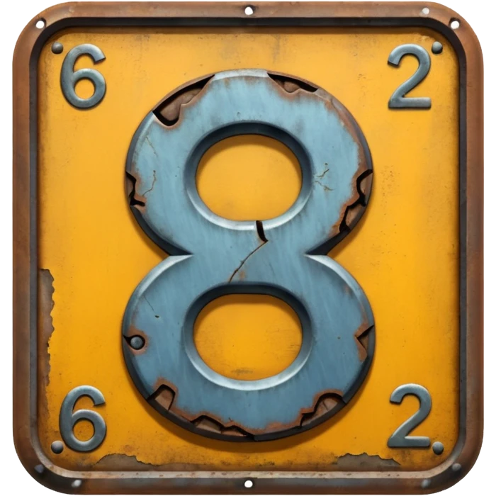  QUE NO TENGA CARA QUE SEA SOLO LOS NUMEROSM ,UN EMOJI CON LOS NUMEROS 6°2 que sea solo un cartel emoji