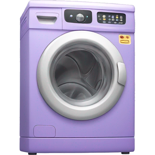 pastel purple Washing machine emoji