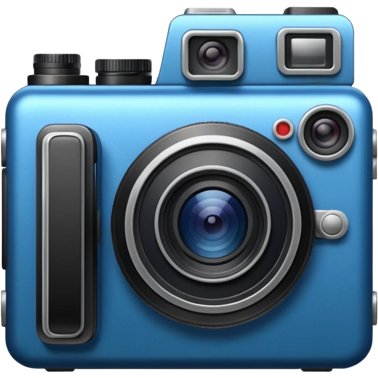 camera with the blue colors  emoji