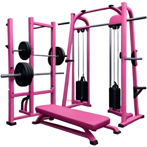 Pink gym club  emoji