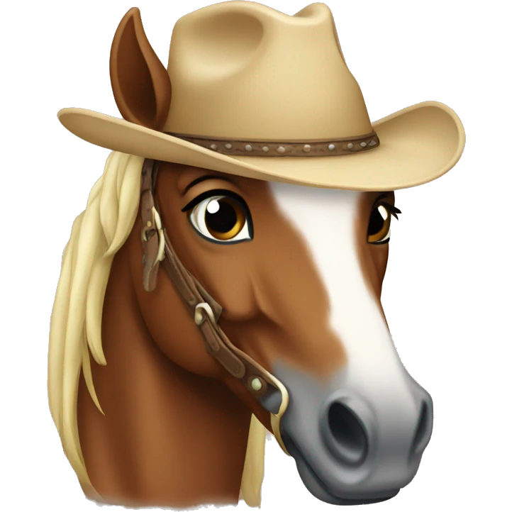 Western horse emoji