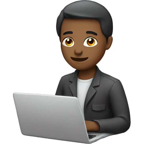working on laptop emoji
