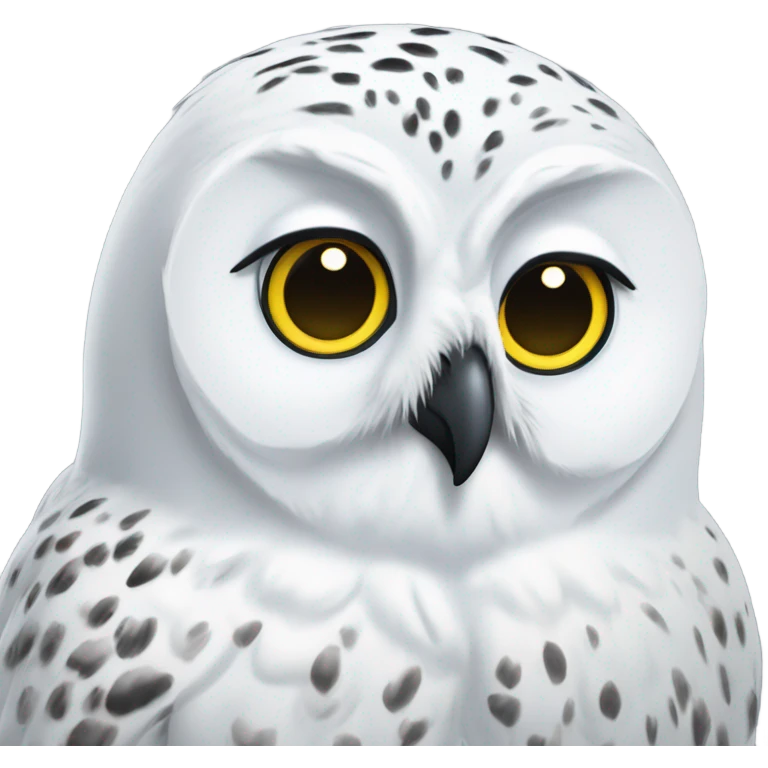 Snow owl emoji