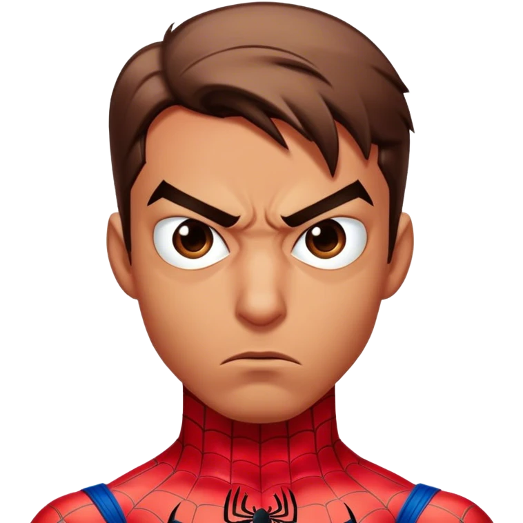 spiderman being jealous  emoji