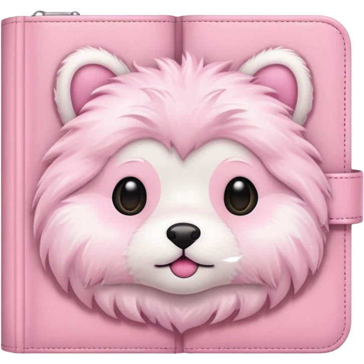 Furry Baby Pink Diary emoji