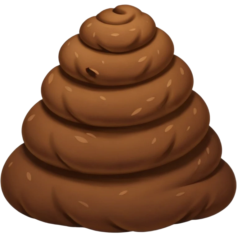 Nonchalant poo emoji