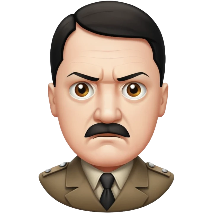 Hitler-angry emoji