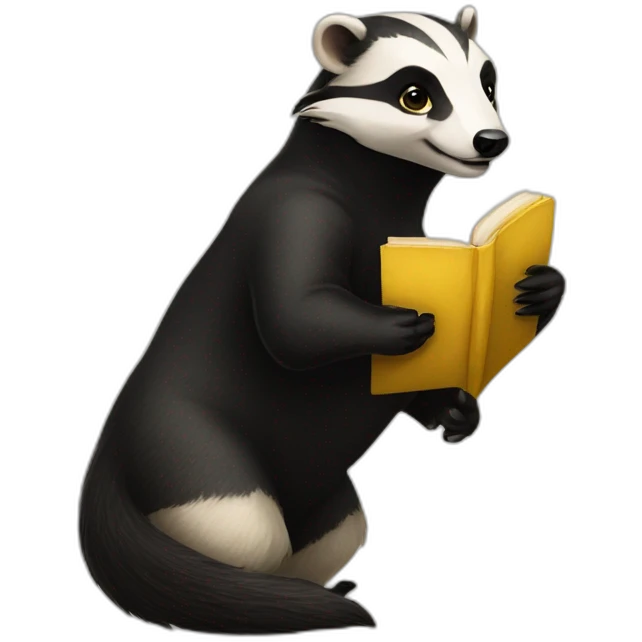 Hufflepuff badger hogwarts emoji