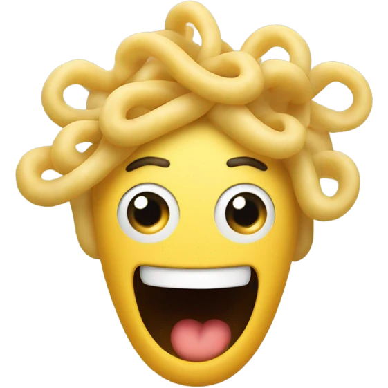 Noodle character emoji
