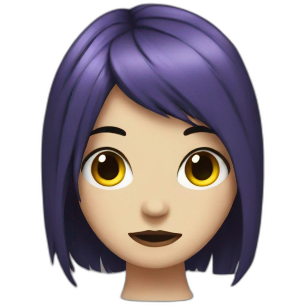 emo girl emoji