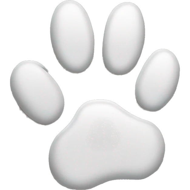 White paw emoji