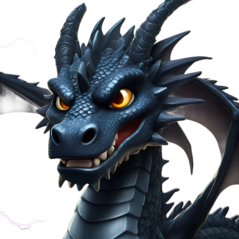 Onyx storm with dragon emoji