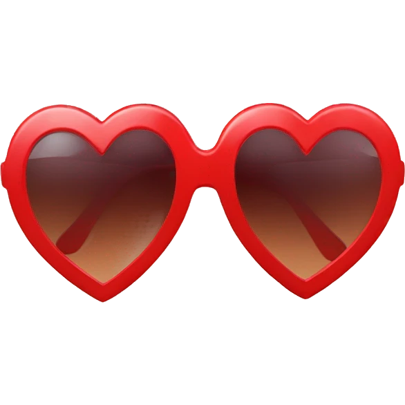 Red heart sunglasses emoji