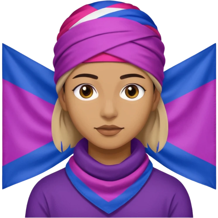 Bandera bisexual  emoji
