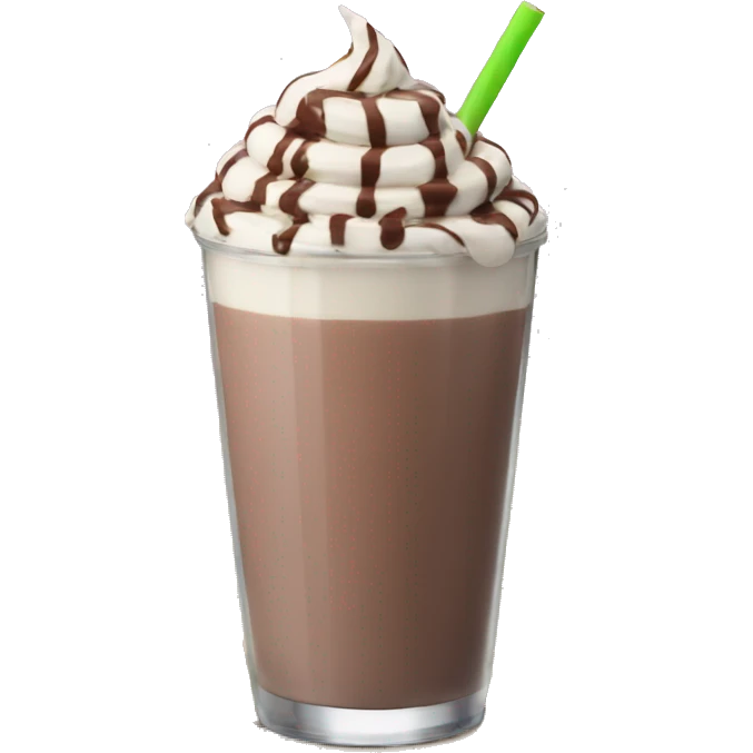 Chocolate milkshake  emoji