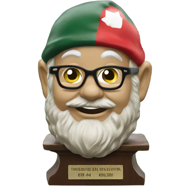 Garden gnome heisman trophy  emoji