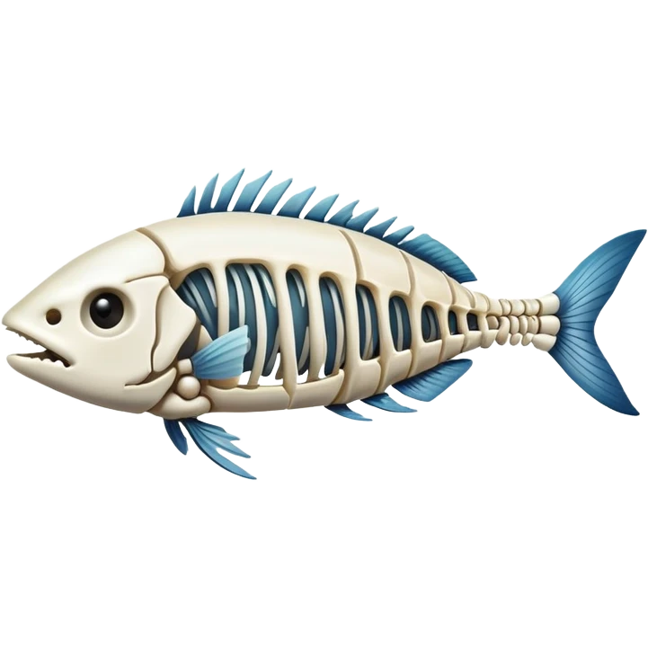 Fish skeleton emoji
