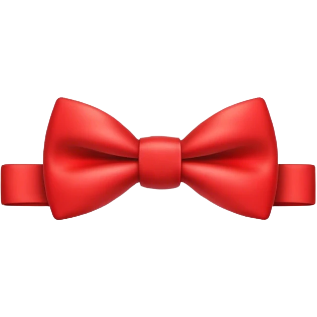 Red bow tie emoji