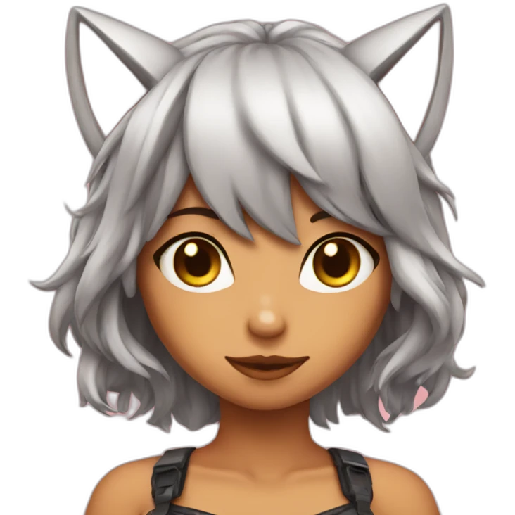 hot catgirl emoji