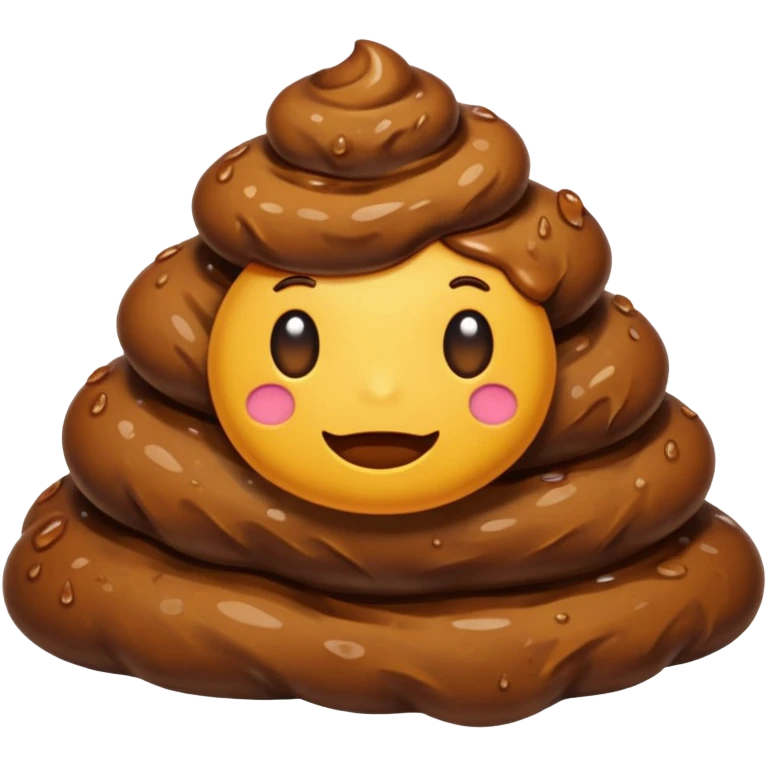 Slip shit emoji