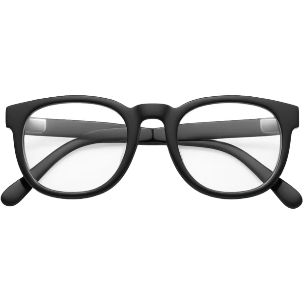 Create a high-quality 3D render that transforms the emojis 👓  into 3D objects.
 emoji