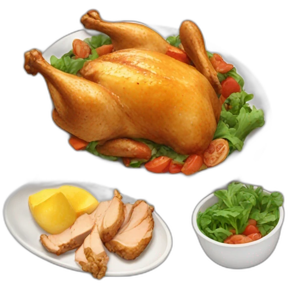 chicken dinner emoji