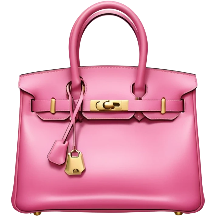 Pink birkin gold hardware 
 emoji