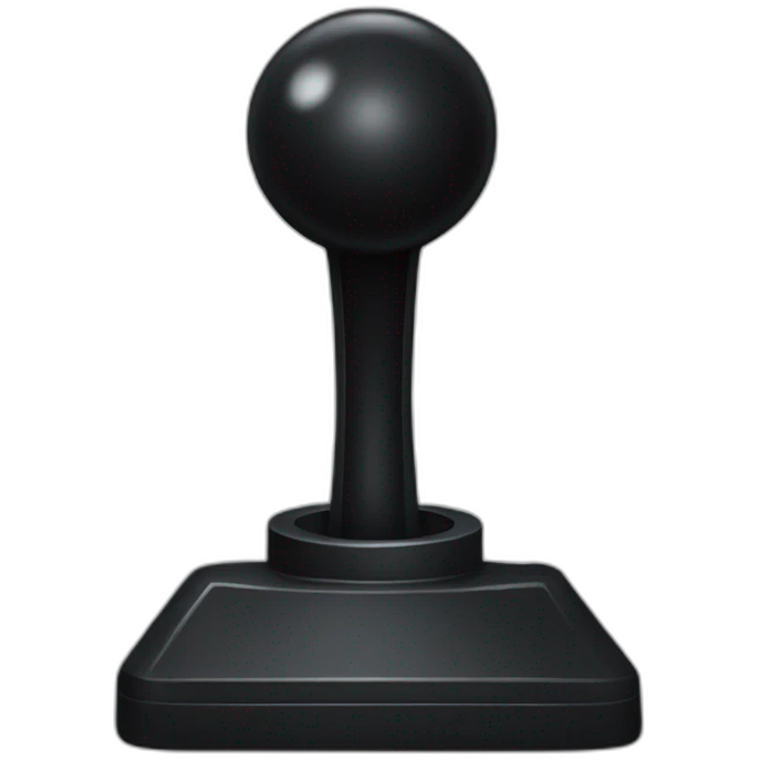 black joystick emoji