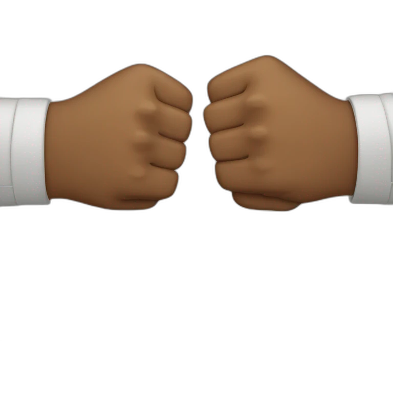 two men fistbump emoji