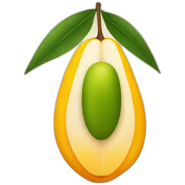 Mango sticky rice emoji