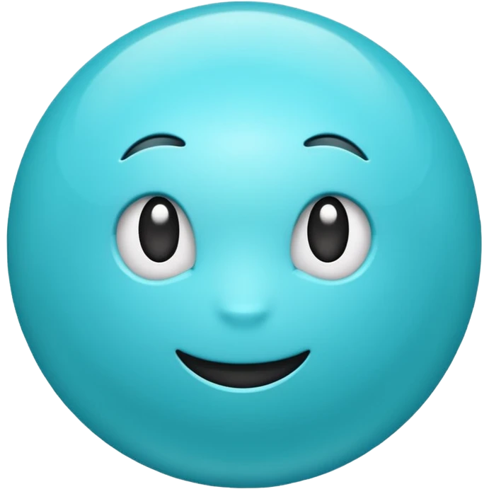 cyan ball emoji