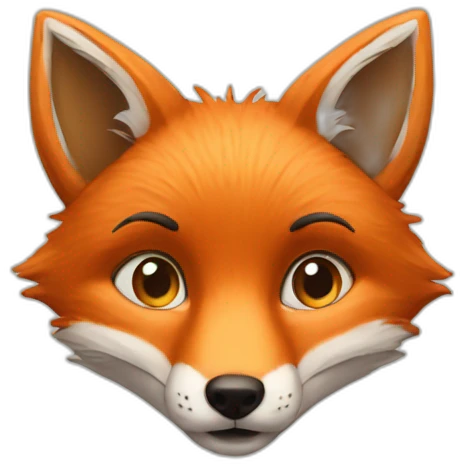 Real fox emoji