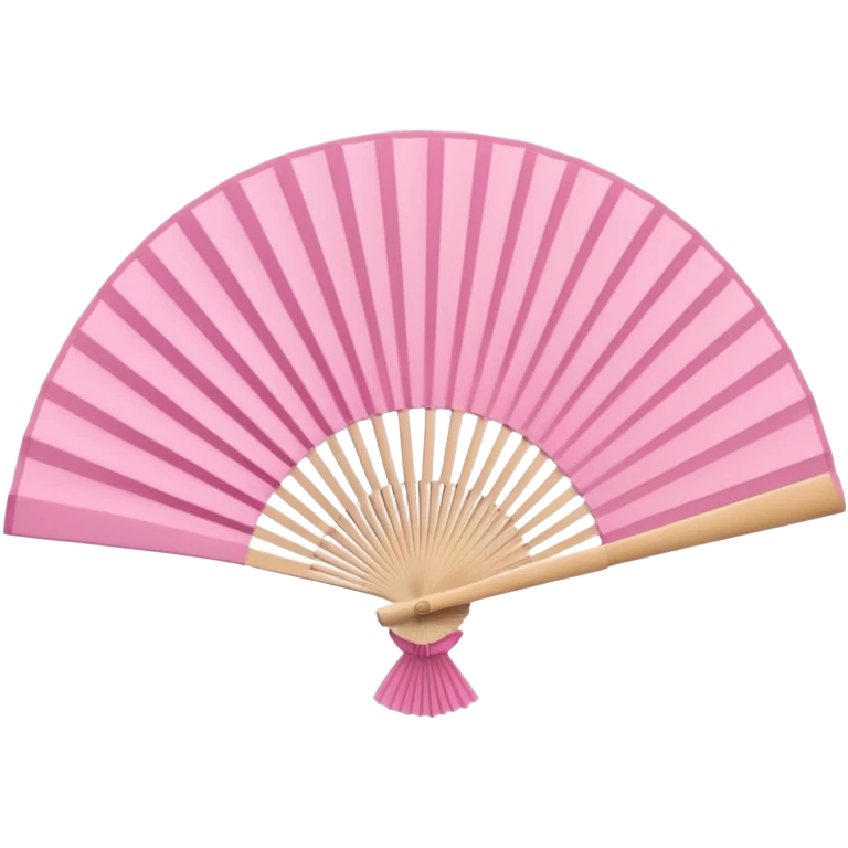 pink paper hand fan emoji