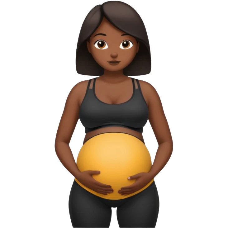 lego 
legging brassière noir gonflé ventre femme emoji