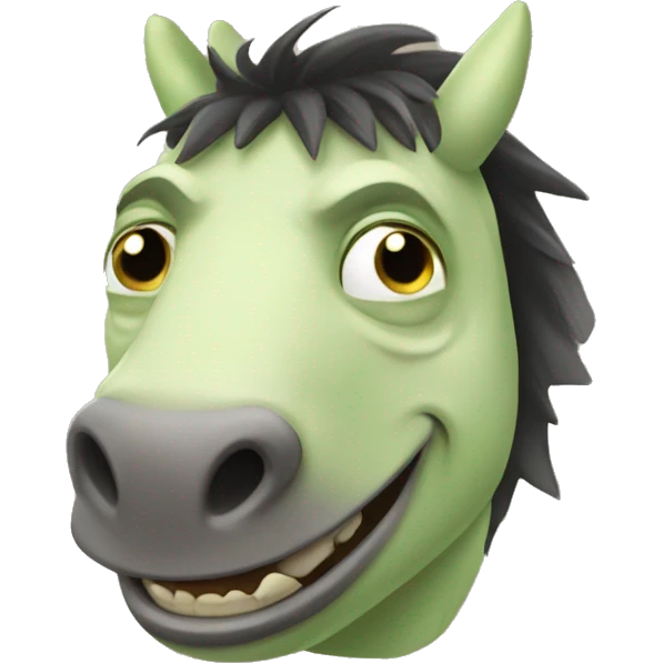sherk con el burro emoji