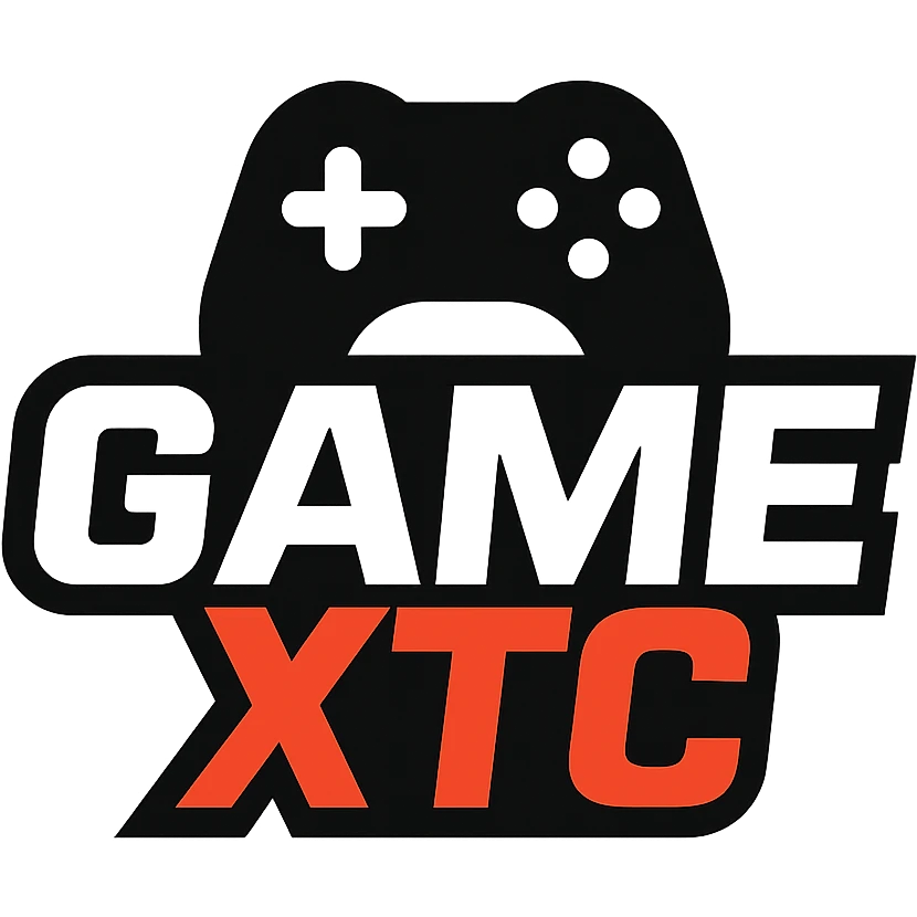 GameXTC logo, modern and bold, suitable for gaming brand emoji