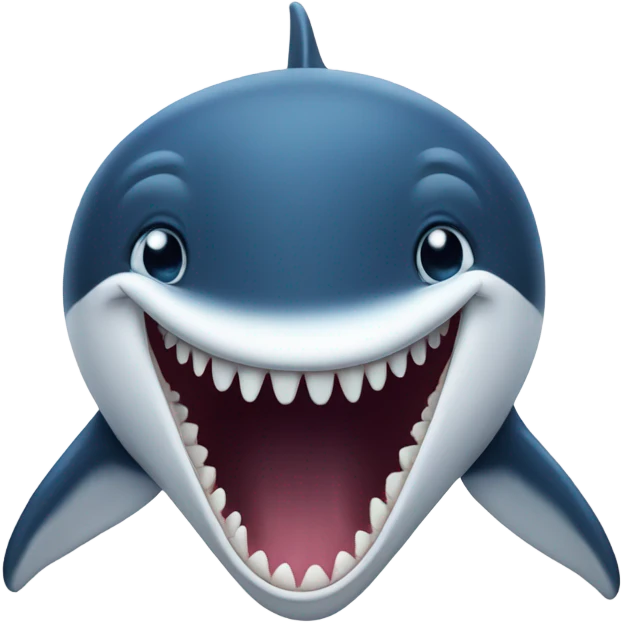 whale front with open mouth emoji
