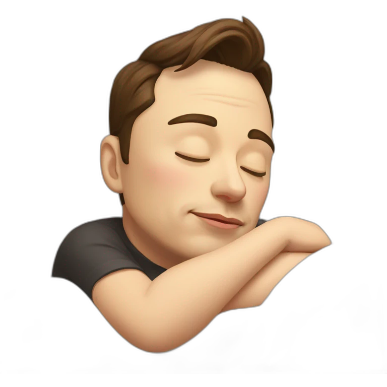 Elon-musk-sleeping emoji