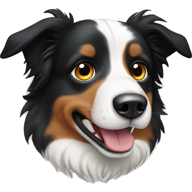 Border collie dog emoji