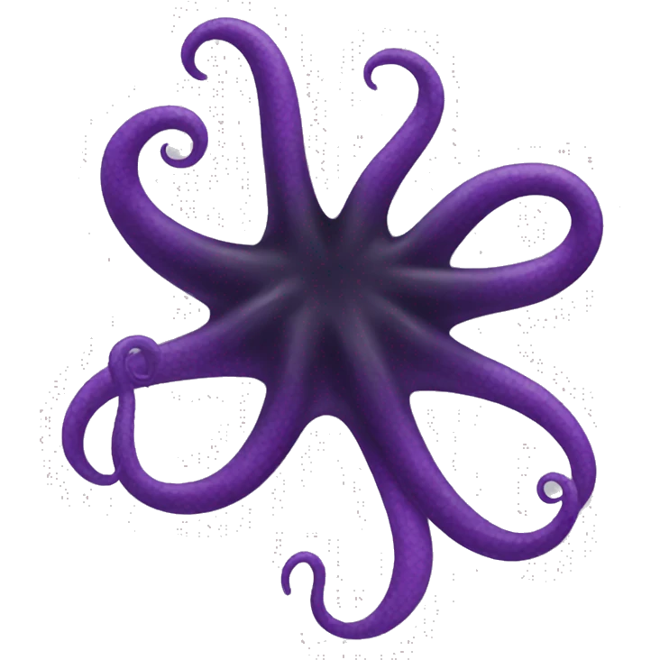 black-purple tentacles emoji