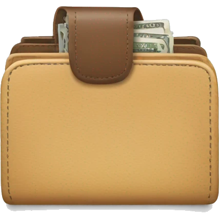 empty wallet opened backward emoji