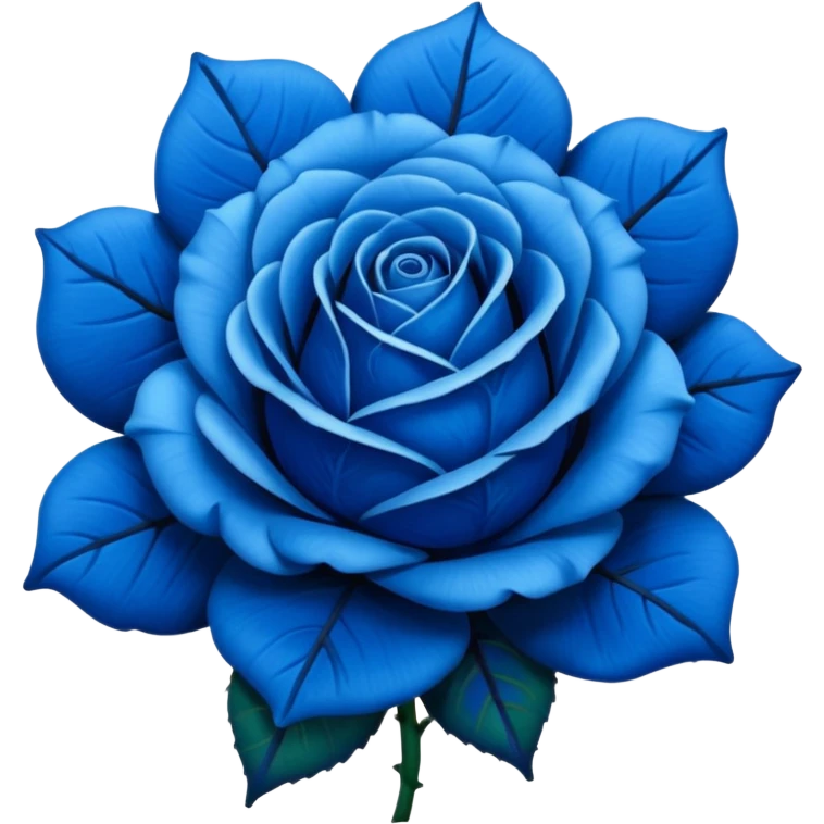 blue rose ⚘ emoji