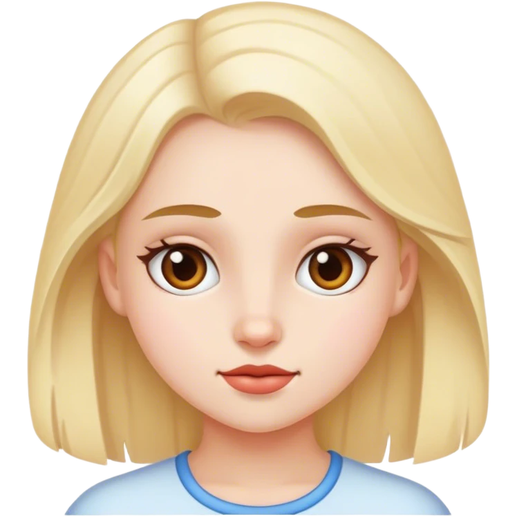 Flat girl emoji
