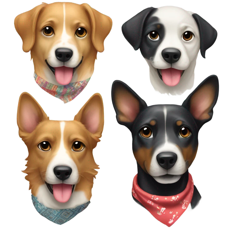 Dog aesthetic  emoji