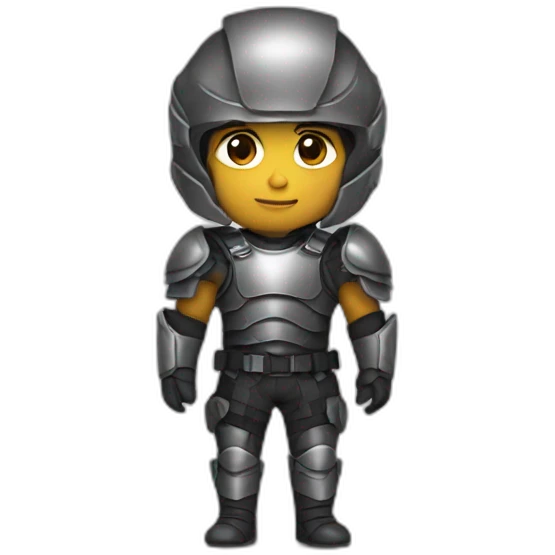me wearing body armor  emoji