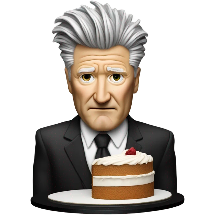 david lynch cake emoji