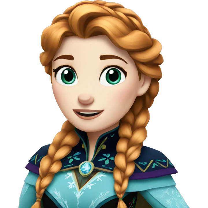 Frozen Anna emoji