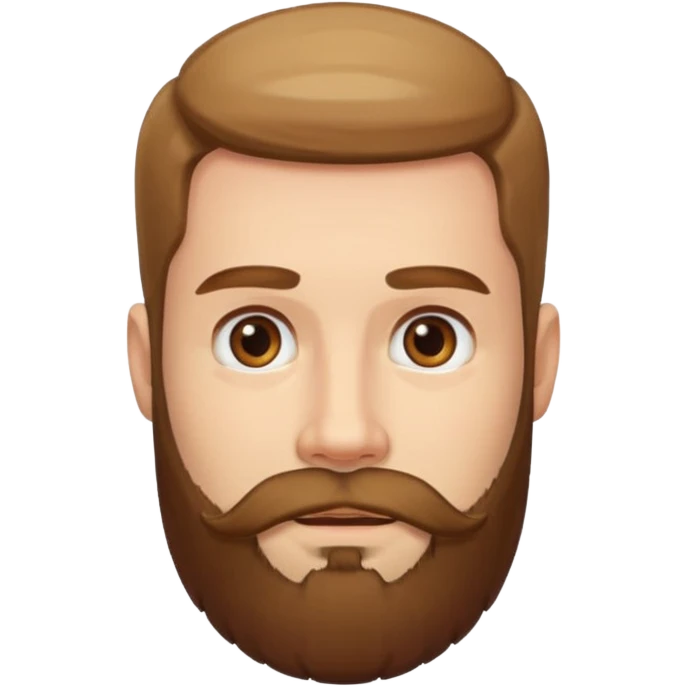 head with beard emoji
